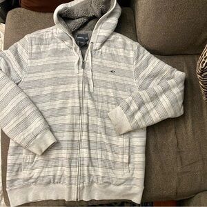 Men’s zip up O’Neil hoodie sweatshirt